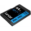 Memoria flash SDXC Lexar 64 GB UHS-I 800xPRO — Class 10, U3, V30, 150 MB/s