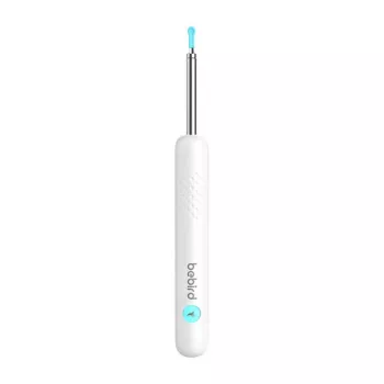 Bastoncino visivo per la pulizia delle orecchie Bebird R1 con fotocamera 1080P, bianco