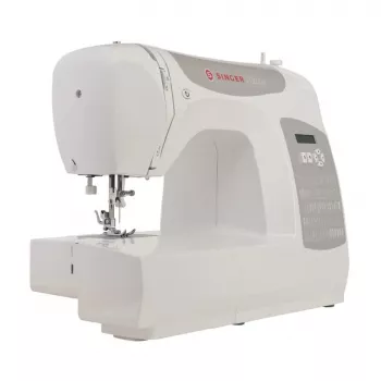 Macchina da cucire computerizzata SINGER C5205 elettrica grigio bianco 1 passo