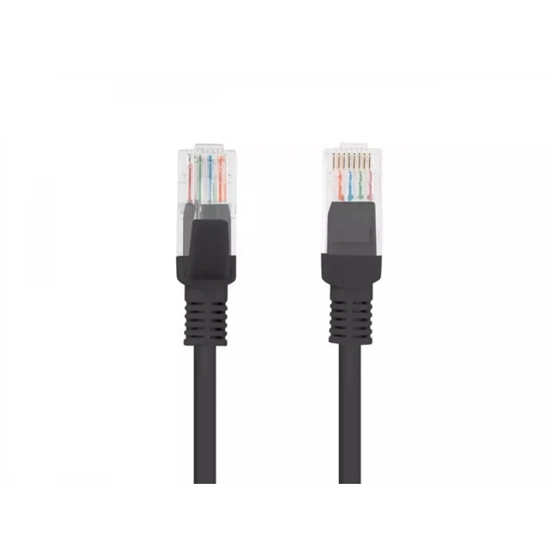 Cavo di rete LANBERG PCU5-10CC-0100-BK RJ-45 Cat5e, U/UTP, 1 m, nero