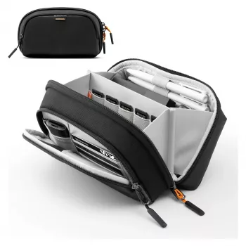 Custodia per cavi Inateck AB03011 nero — custodia organizer 23,5×14×9,5 cm