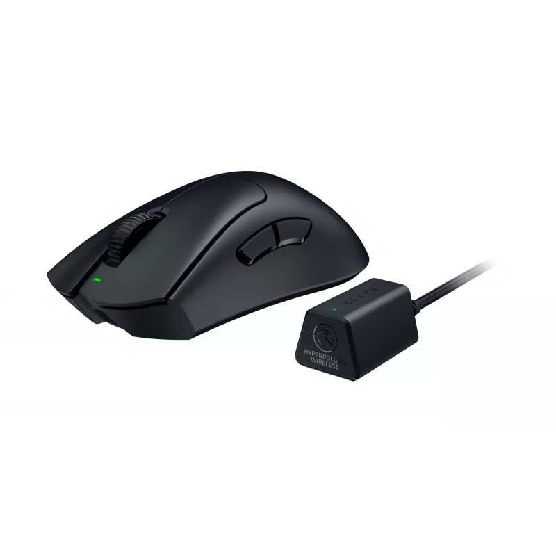 Razer DeathAdder V3 Pro Mouse gaming wireless con dongle HyperPolling, nero