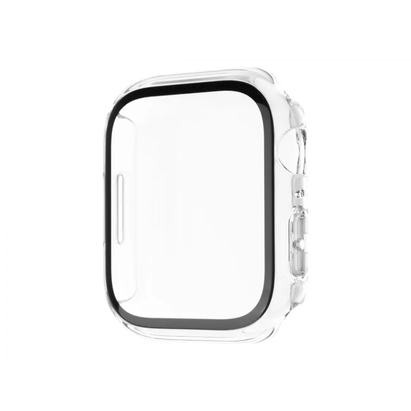 Fixed | Custodia protettiva Pure con vetro temperato per Apple Watch 10 42mm | trasparente