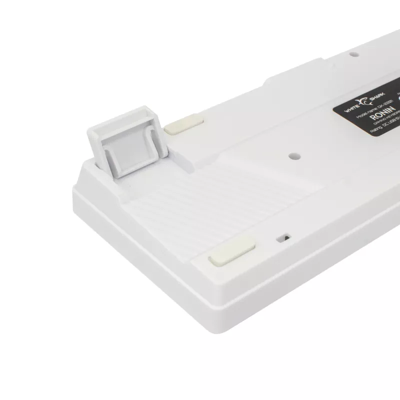 Tastiera White Shark RONIN bianca USB QWERTY 68 tasti LED