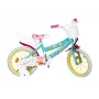 Bicicletta per bambini Toimsa TOI1698 16 pollici con grafiche Peppa Pig, adatta per età 3–6