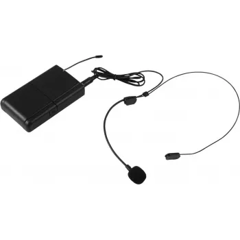 Microfono wireless Omnitronic WAMS-10BT con headset, sistema wireless Bluetooth