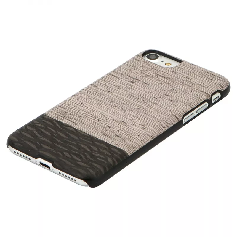Man&Wood Lattis cover per iPhone 7/8, nera