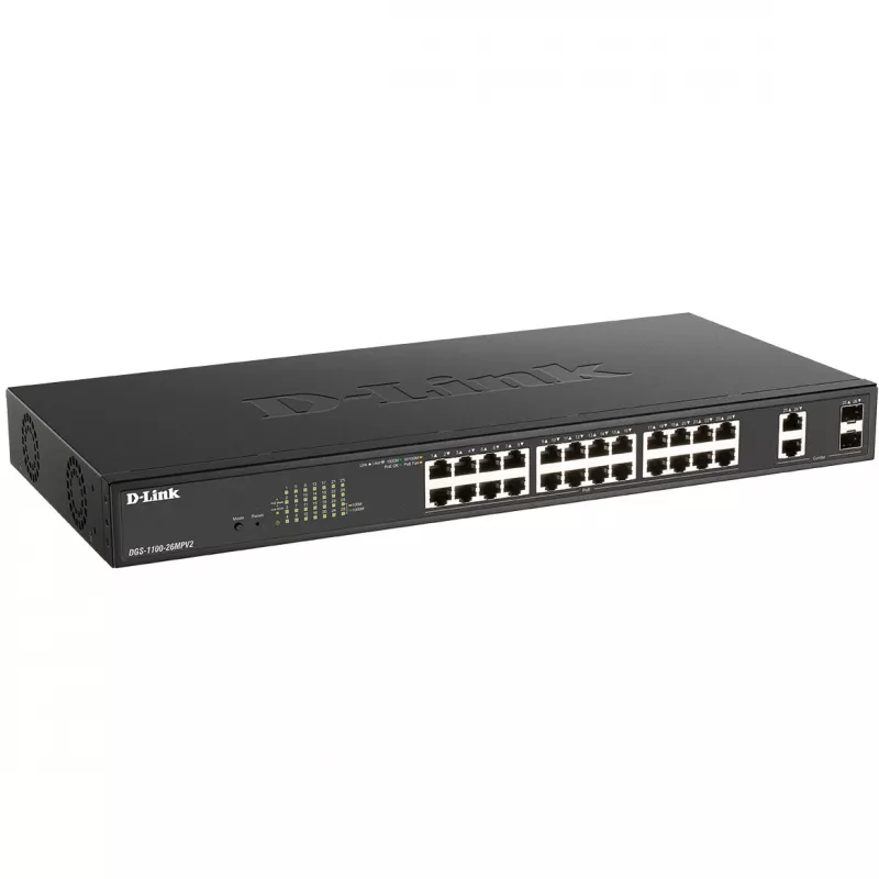 Switch gestito L2 Gigabit Ethernet D-Link DGS-1100-26MPV2