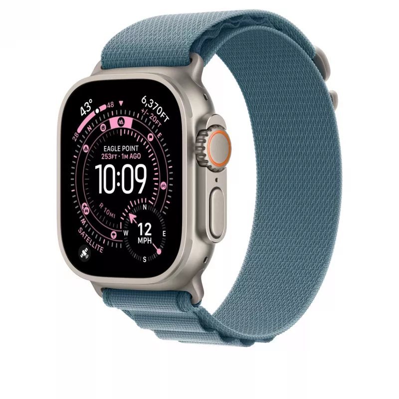 Cinturino Apple MFTH4ZM/A accessorio per smartwatch blu titanio