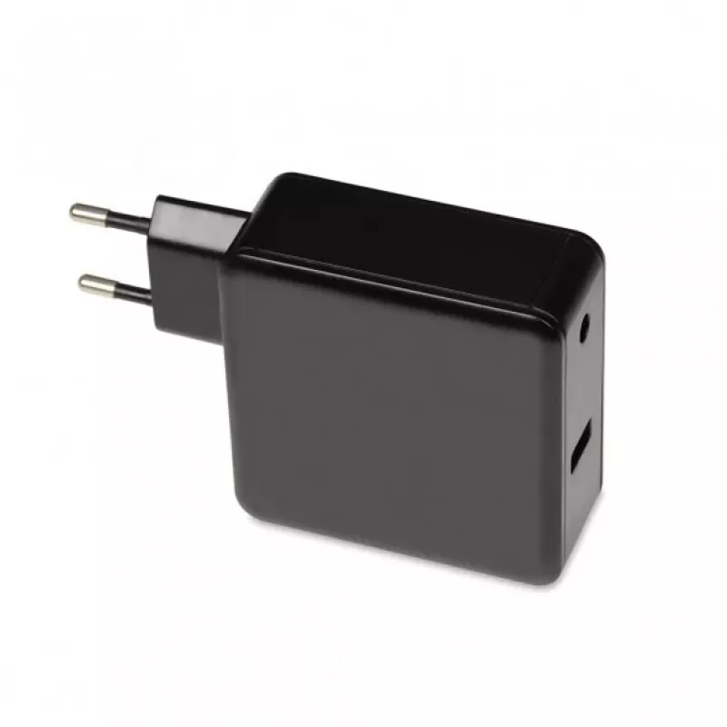 Alimentatore per laptop IBOX IUZ65WA, AC/DC automatico 100–240V → 18,5–20,5V, 65W, 1×USB, nero