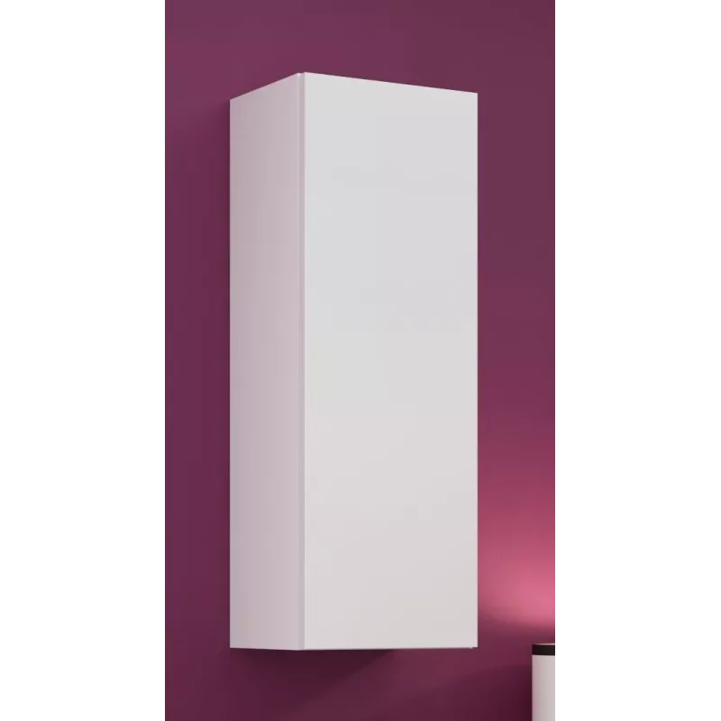 Armadietto Cama VIGO 90 chiuso 90/35/32 bianco/bianco lucido