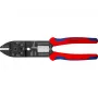 Knipex 97 21 215 pinza crimpatrice per cavi attrezzo crimpatura nero, blu, rosso