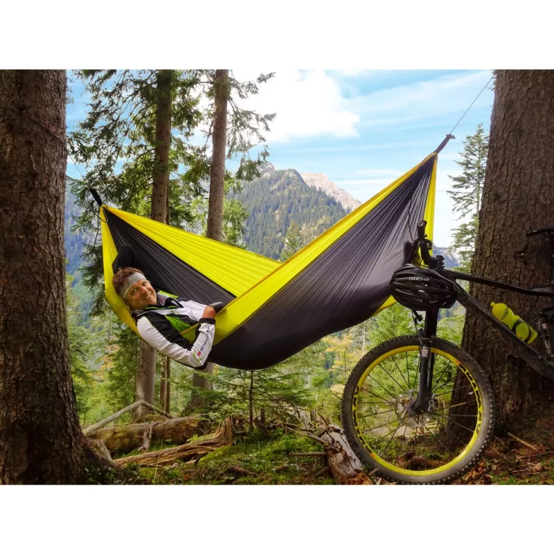 Adventure Hammock Yellowstone AZ-1030413, amaca da campeggio giallo/nero
