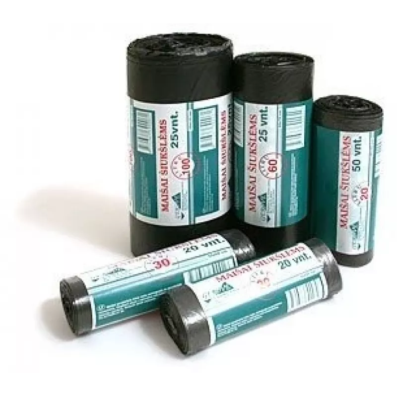 Sacchi per rifiuti, 30 l/20 pz., 8 micron