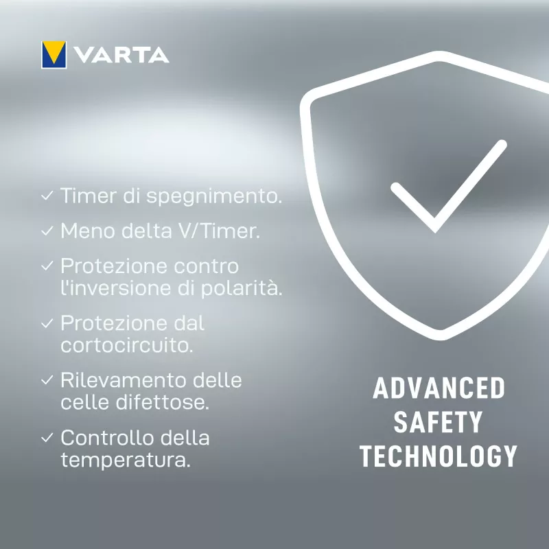 Caricabatterie Varta 57687 per batterie domestiche AC