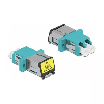 DeLOCK 86900 accoppiatore in fibra ottica LC duplex femmina-femmina multimode acqua
