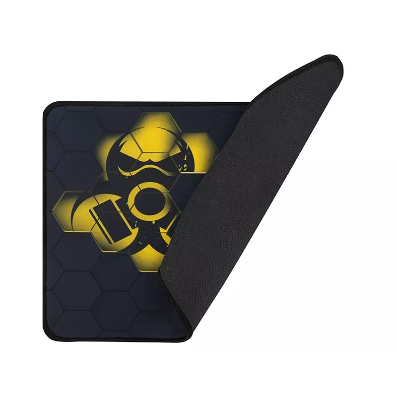 TRACER GameZone Hexy3 tappetino per mouse da gaming, 35 x 28 x 0,4 cm, nero/giallo