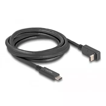 Cavo USB DeLOCK USB Type-C maschio su USB Type-C maschio angolare 2 m 5 Gbit/s 4K PD 60W