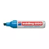 Pennarello permanente Edding 500 punta a scalpello blu