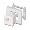 Presa con messa a terra DELOCK Easy 45 T13 Svizzera 45×45 mm, 250 V / 10 A, bianco