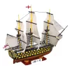 Kit da costruzione Cobi HMS Victory — 2.517 pezzi, modello dettagliato di veliero storico