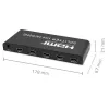 Qoltec 51799 Splitter HDMI attivo 4 x HDMI 4K x 2K | 6 Gb/s | 60 Hz