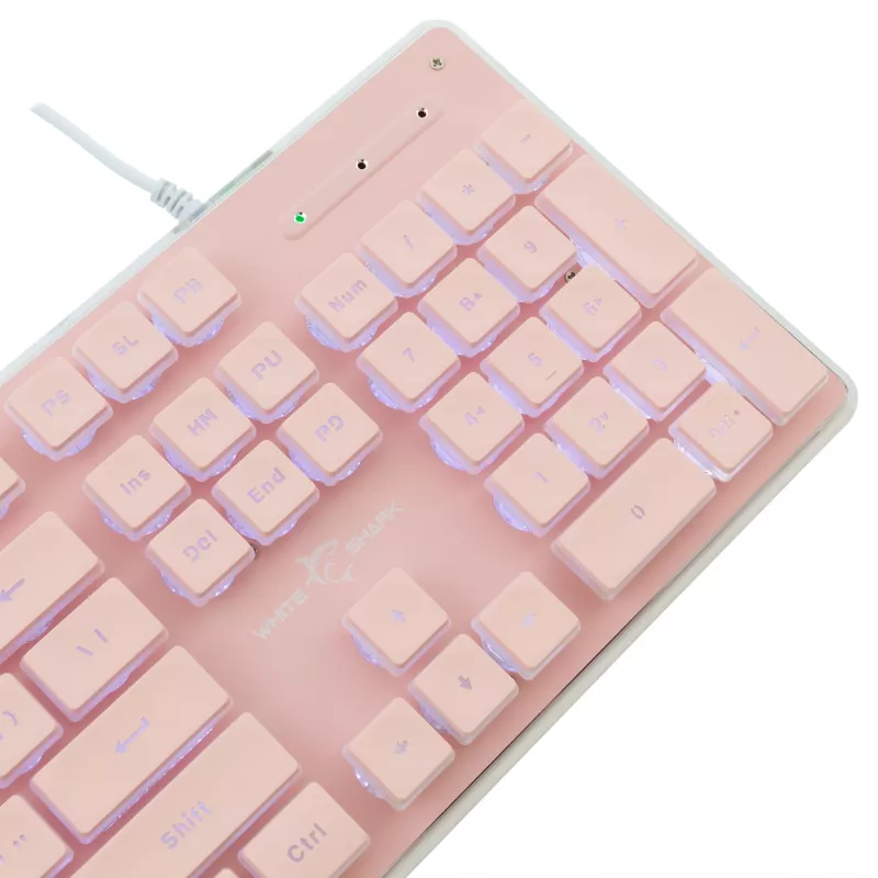 Tastiera gaming White Shark GK-003441 Tachi, rosa, layout US