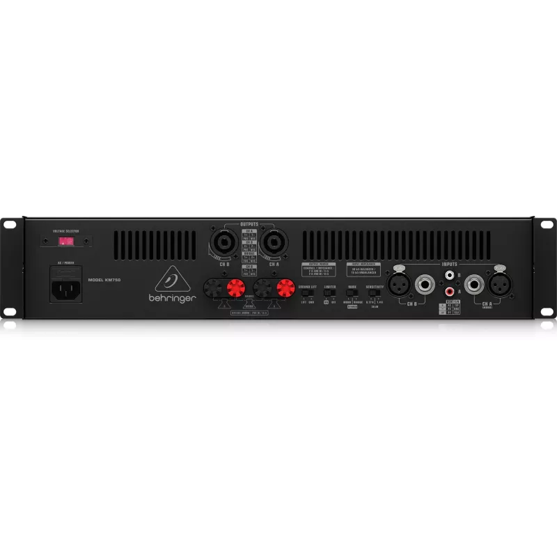 Amplificatore audio Behringer KM750 2.1 canali nero