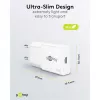 Caricabatterie rapido sottile USB-C PD GaN (30 W) (bianco)