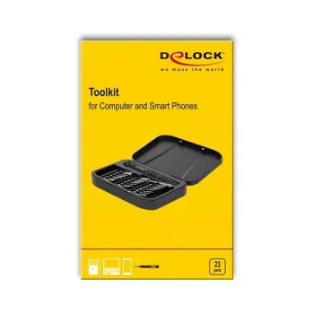 DeLOCK 64066 Set di attrezzi per computer e smartphone, 23 pz.