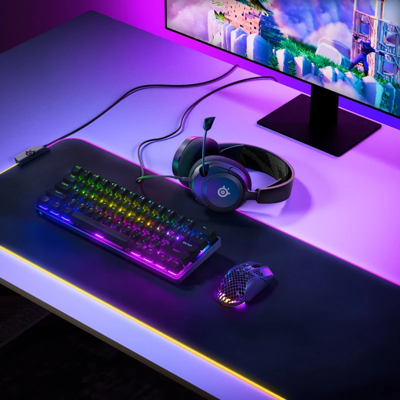 Steelseries Arctis Nova 1 cuffie con archetto cablate gaming nero
