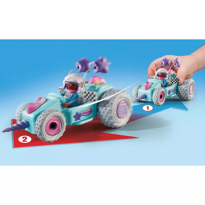 Set personaggi Funstars 71635 Racing unicorno