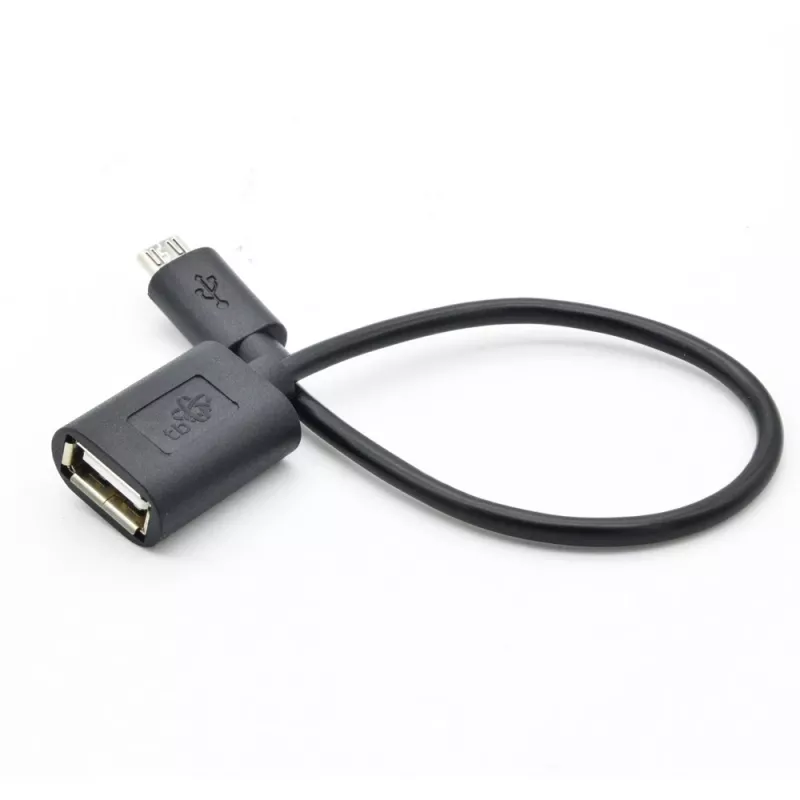 Cavo OTG TB AKTBXKUWOTG015B 15 cm, nero, connessione USB OTG