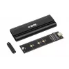 Case per SSD IBOX HD-07 per 1x unità M.2, USB 3.2 Gen 2 (10 Gbit/s), USB-C, nero