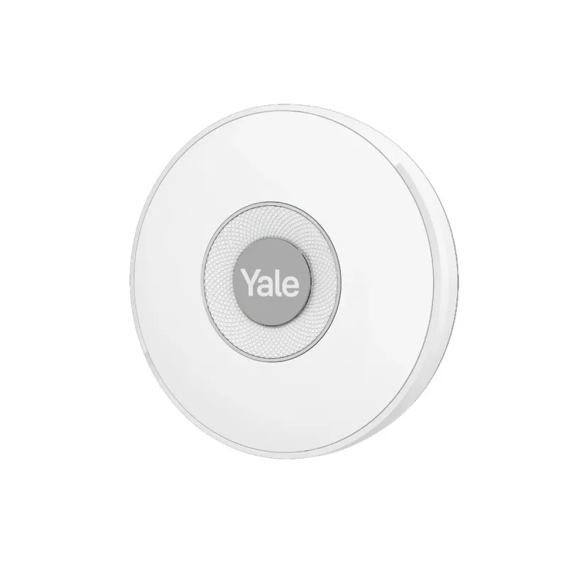 Yale sirena per interni wireless grigio, bianco