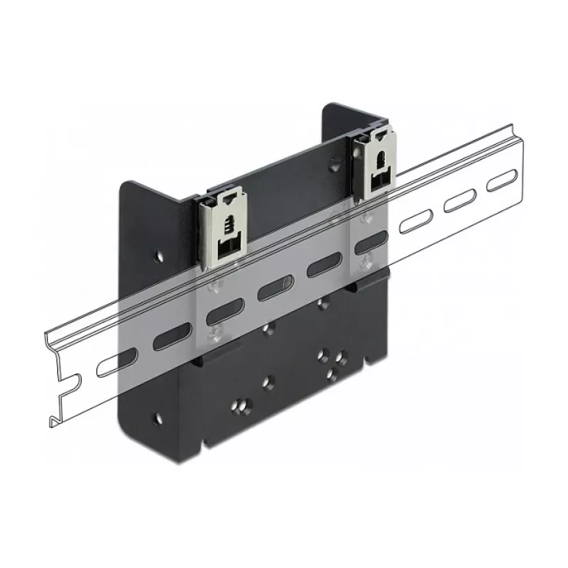 Kit di montaggio DeLOCK 66292 nero plastica ABS