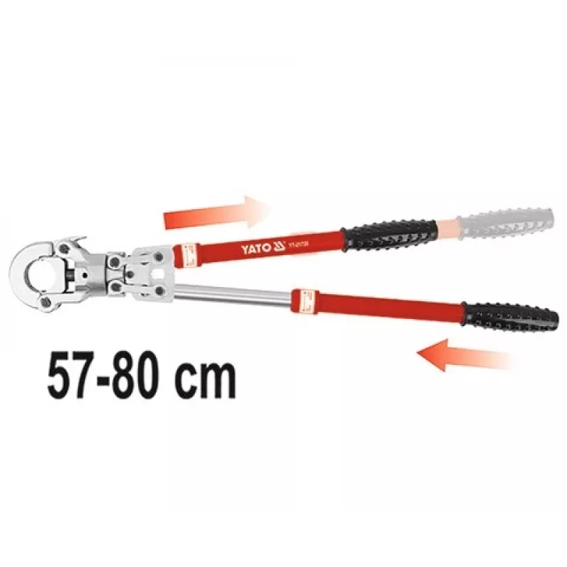 Yato PEX-AL-PEX pinza crimpatrice manuale con set da 8 ganasce