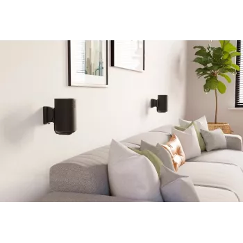 Supporto da parete Vogels | Supporto da parete per diffusore per Sonos Era 100 | Inclinabile, orientabile | Portata massima 7 kg | Nero