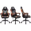 Sedia gaming PC Subsonic SA5573-D4 seduta imbottita nero arancione