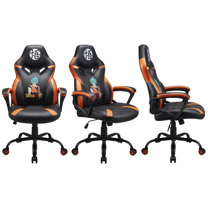 Sedia gaming PC Subsonic SA5573-D4 seduta imbottita nero arancione