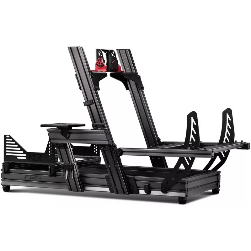 Next Level Racing – Cockpit simulatore F-GT Elite Formula & GT profilo in alluminio – versione con montaggio laterale e frontale (396039)