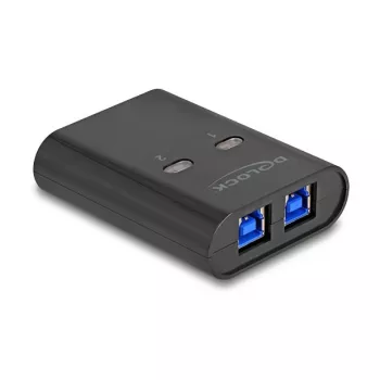 Switch USB DeLOCK 2 PC su 1 dispositivo 5 Gbps nero