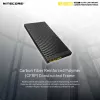 Powerbank portatile Nitecore NB10000 — 10000 mAh, USB‑A + USB‑C, uscita totale 38 W, grigio