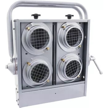 Stage PAR-36 Can Light EUROLITE Audience Blinder 4xPAR-36 argento (Modello 42103420)