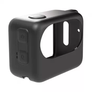 Custodia in silicone per case di ricarica Insta360 GO 3 di Puluz (nero) - custodia per case di ricarica