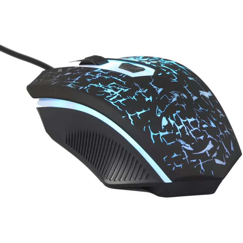Set gaming Ultron HAWK tastiera mouse QWERTZ tedesco nero rosso bianco