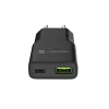 Alimentatore NATEC Ribera NUC-2377 — 1×USB-A, 1×USB-C, uscita 3 A