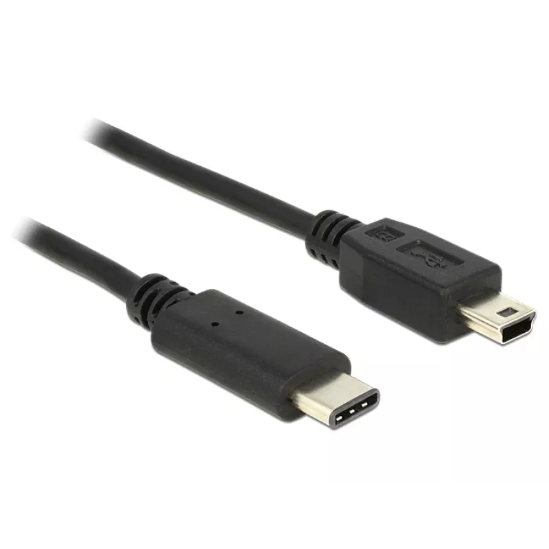 Cavo USB DeLOCK 0,5 m USB2.0-C Mini-B 83335