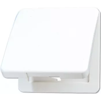 JUNG CD 590 KL WW Coperchio a cerniera per dispositivi 50x50 mm, bianco