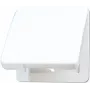 JUNG CD 590 KL WW Coperchio a cerniera per dispositivi 50x50 mm, bianco